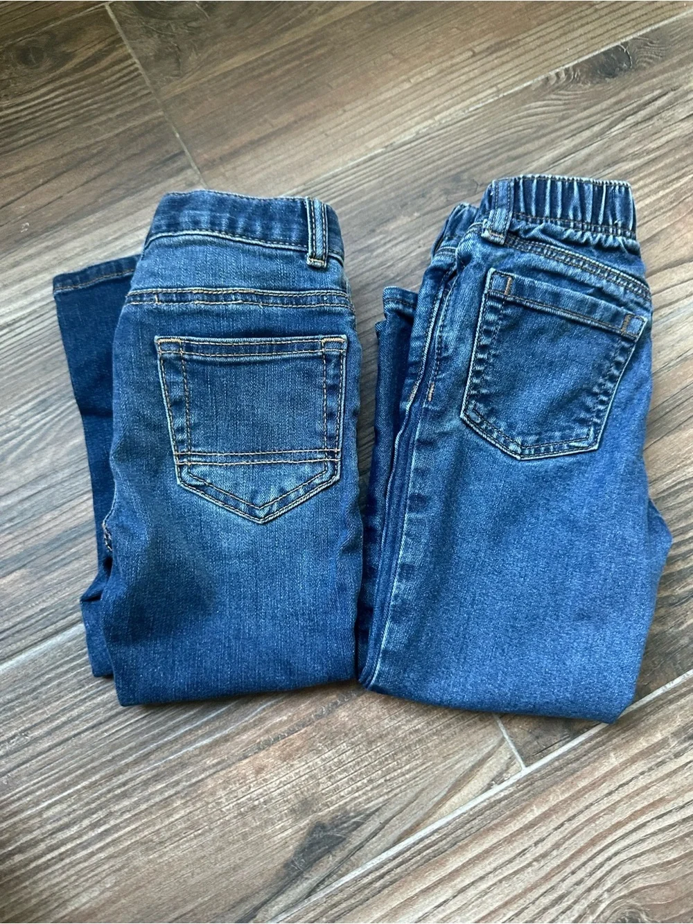 Old Navy Cat & Jack Blue Kids Denim Jeans 2 Pack Size 3t bundle Straight Leg